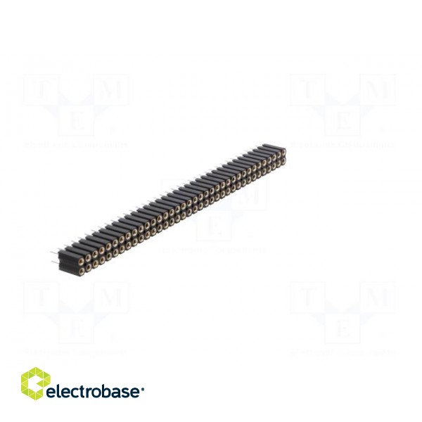 Socket | pin strips | female | PIN: 72 | straight | 2.54mm | THT | 2x36 image 8