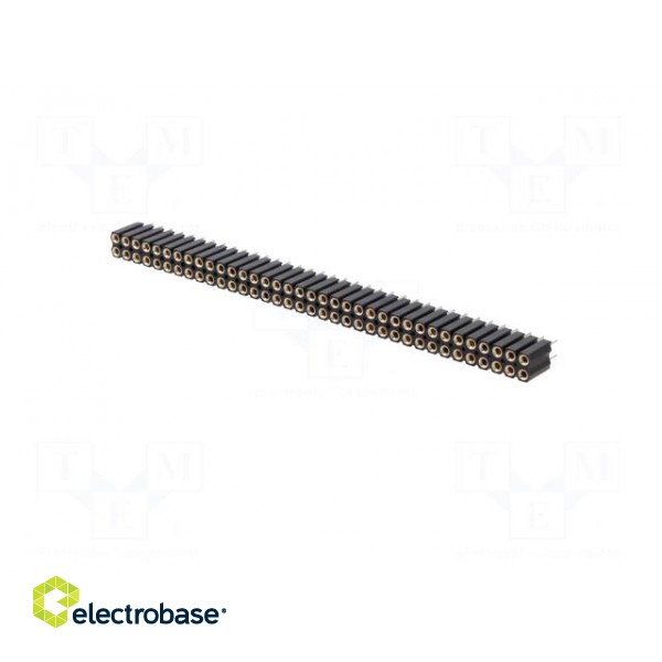Socket | pin strips | female | PIN: 72 | straight | 2.54mm | THT | 2x36 image 2