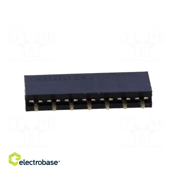 Socket | pin strips | female | PIN: 7 | straight | 2.54mm | THT | 1x7 | 3A image 5