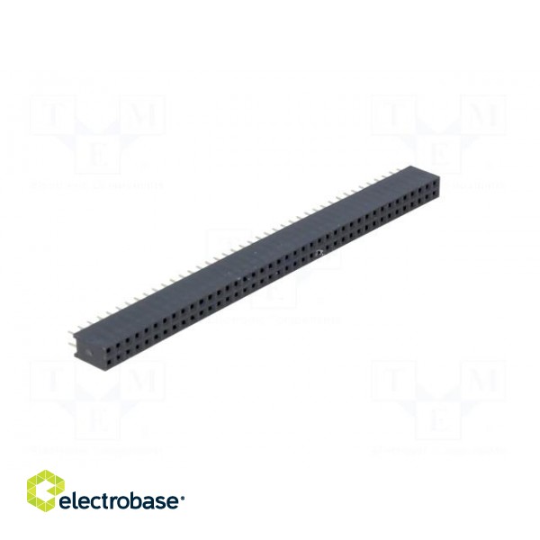 Socket | pin strips | female | PIN: 80 | straight | 2.54mm | THT | 2x40 image 8