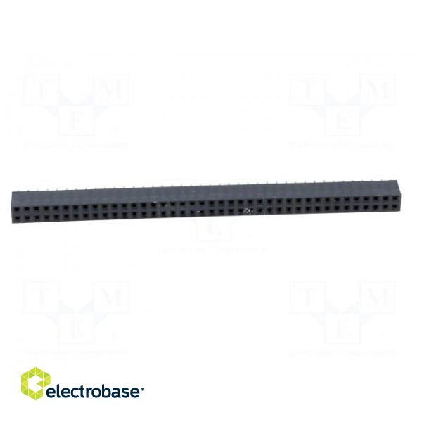 Socket | pin strips | female | PIN: 80 | straight | 2.54mm | THT | 2x40 image 9