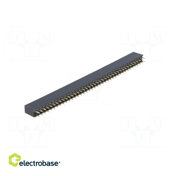 Socket | pin strips | female | PIN: 80 | straight | 2.54mm | THT | 2x40 image 4