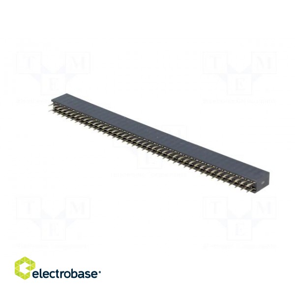 Socket | pin strips | female | PIN: 80 | straight | 2.54mm | THT | 2x40 image 6
