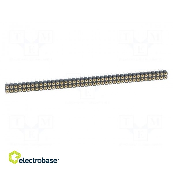 Socket | pin strips | female | PIN: 80 | turned contacts | straight image 9