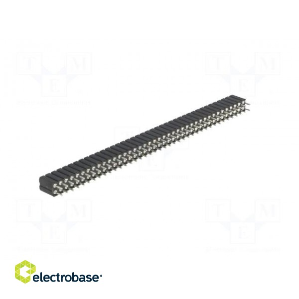 Socket | pin strips | female | PIN: 80 | turned contacts | straight image 4