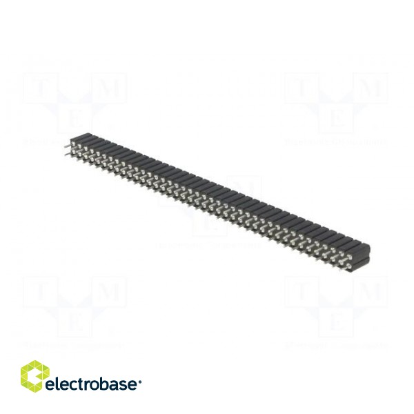 Socket | pin strips | female | PIN: 80 | turned contacts | straight image 6