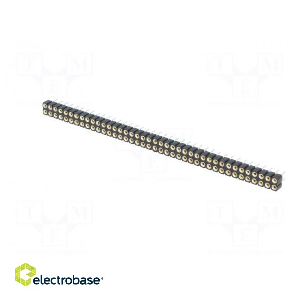 Socket | pin strips | female | PIN: 80 | turned contacts | straight image 2