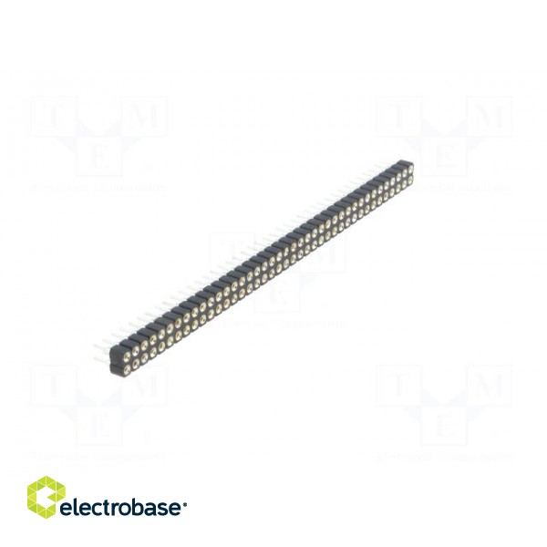 Socket | pin strips | female | PIN: 80 | turned contacts | straight image 8