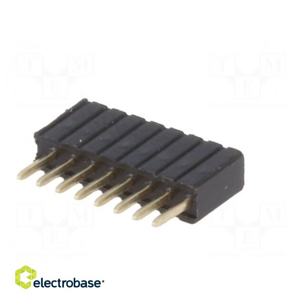 Socket | pin strips | female | PIN: 8 | straight | 1.27mm | THT | 1x8 image 6