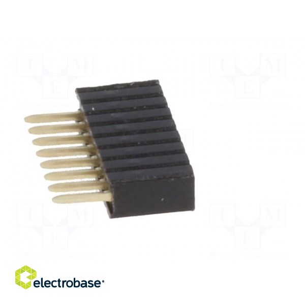 Socket | pin strips | female | PIN: 8 | straight | 1.27mm | THT | 1x8 image 7