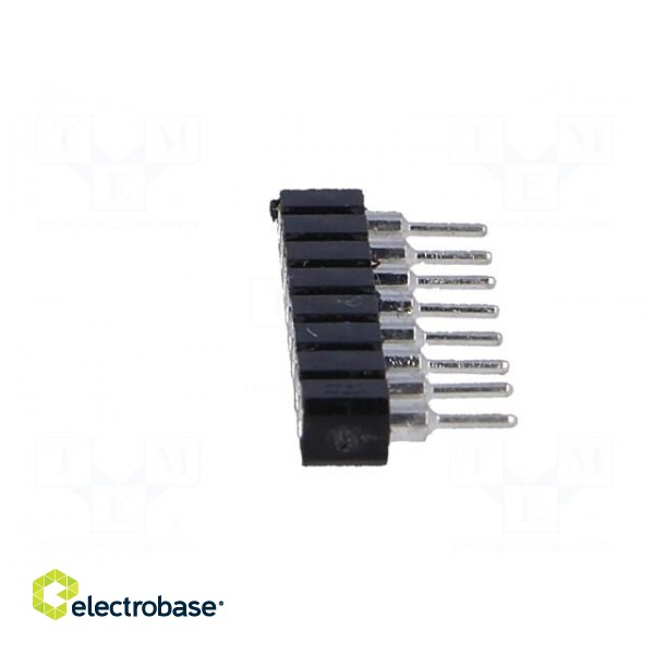 Socket | pin strips | female | PIN: 8 | turned contacts | straight | THT image 3