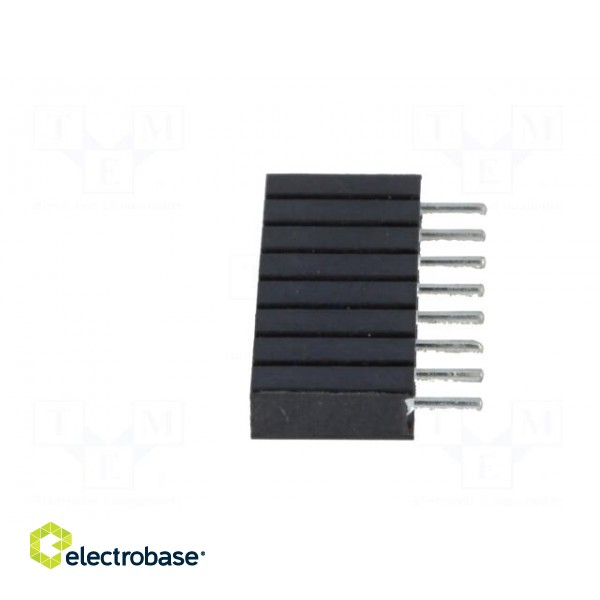 Socket | pin strips | female | PIN: 8 | turned contacts | straight | THT image 3