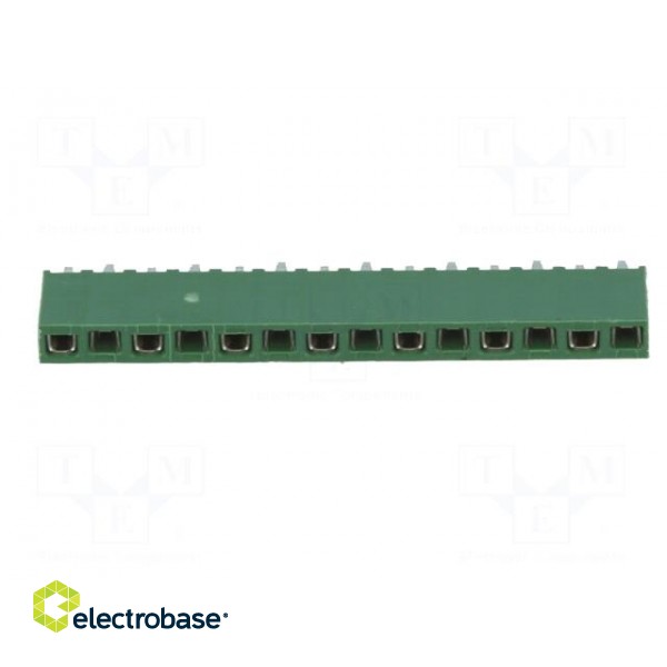 Socket | pin strips | HV-100 | female | PIN: 14 | straight | 2.54mm | THT image 9