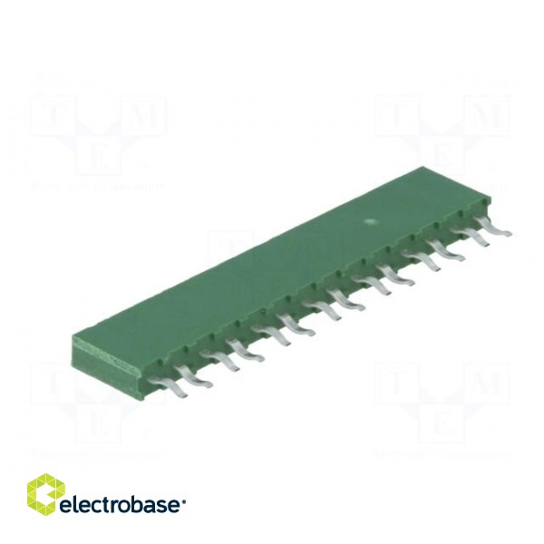 Socket | pin strips | HV-100 | female | PIN: 14 | straight | 2.54mm | THT image 4