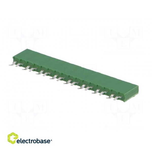 Socket | pin strips | HV-100 | female | PIN: 16 | straight | 2.54mm | THT image 6