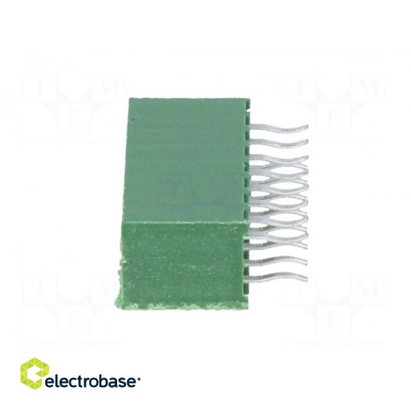 Socket | pin strips | HV-100 | female | PIN: 16 | straight | 2.54mm | THT image 3