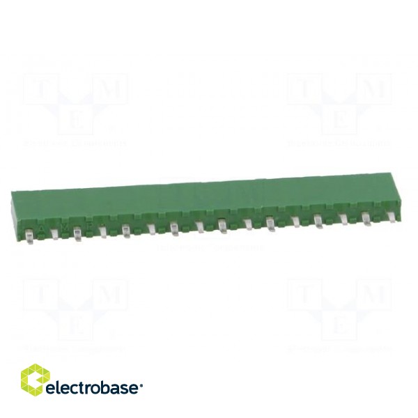 Socket | pin strips | HV-100 | female | PIN: 16 | straight | 2.54mm | THT image 5