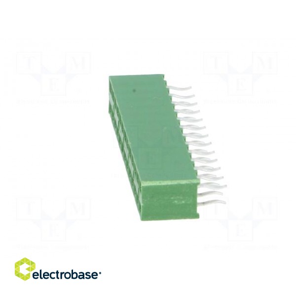 Socket | pin strips | HV-100 | female | PIN: 26 | straight | 2.54mm | THT image 3