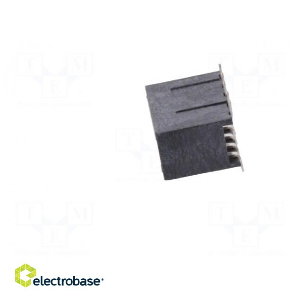 Socket | pin strips | Minitek127 | female | PIN: 10 | vertical | 1.27mm фото 3