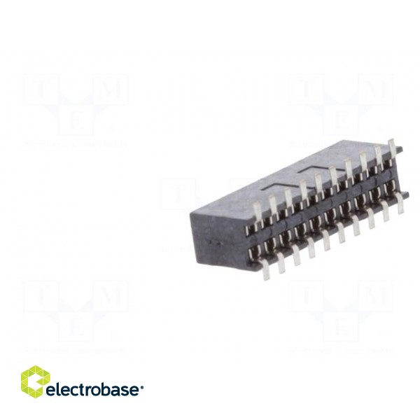 Socket | pin strips | Minitek127® | female | PIN: 20 | vertical | 1.27mm image 4