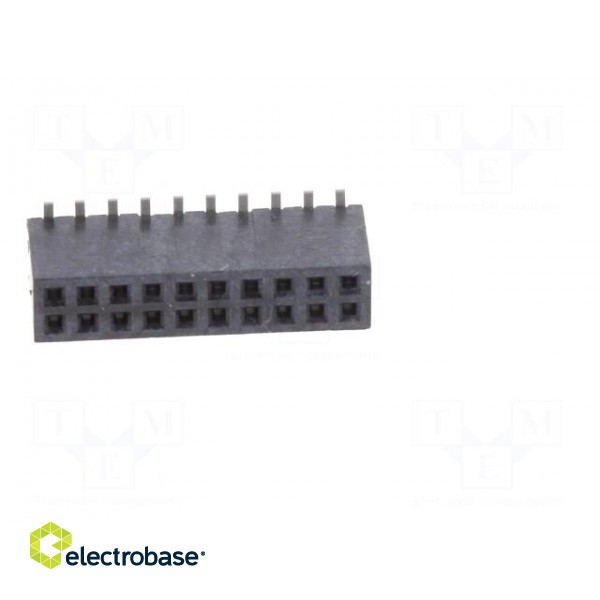 Socket | pin strips | Minitek127 | female | PIN: 20 | vertical | 1.27mm image 9