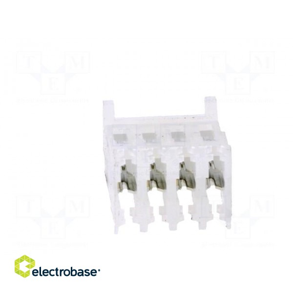 Plug | wire-board | female | PIN: 4 | polarized,inline splice | 2.54mm image 5
