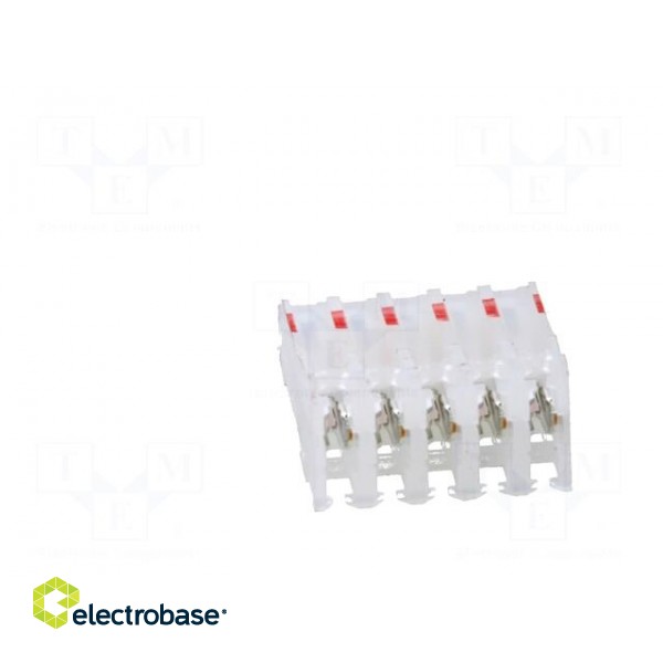 Plug | wire-board | female | PIN: 5 | end connector | 2.54mm | IDC | 22AWG image 5