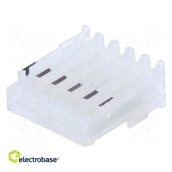 Plug | wire-board | female | PIN: 5 | end connector | 2.54mm | IDC | 24AWG image 1