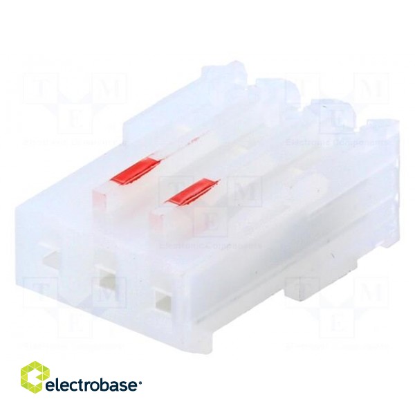 Connector: wire-board | plug | female | PIN: 3 | 3.96mm | IDC | for cable image 1