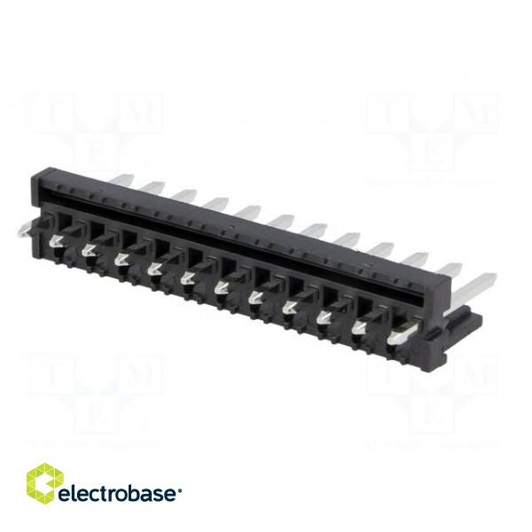 Socket | wire-board | male | PIN: 12 | 3.96mm | THT | MAS-CON | tinned paveikslėlis 6