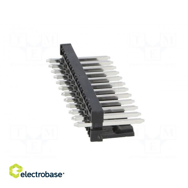 Socket | wire-board | male | PIN: 12 | 3.96mm | THT | MAS-CON | tinned image 7