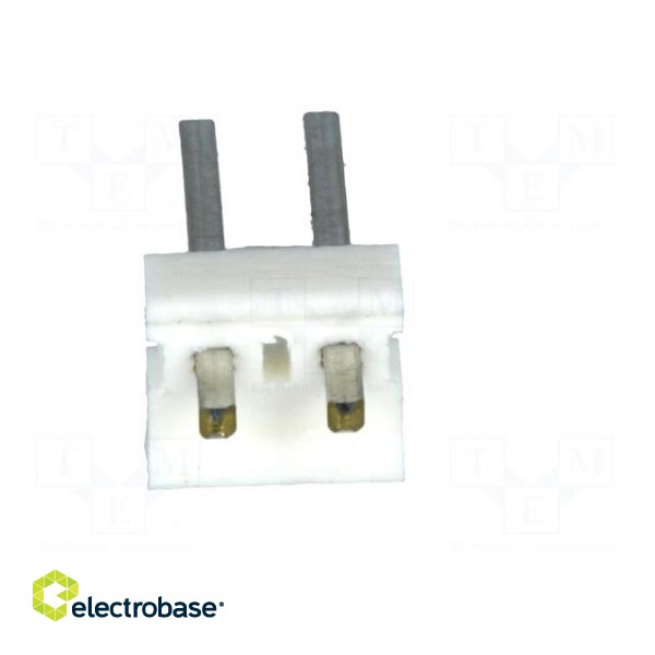 Socket | wire-board | male | PIN: 2 | 3.96mm | THT | MTA-156 | tinned image 5