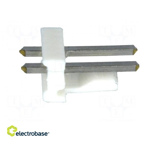 Socket | wire-board | male | PIN: 2 | 3.96mm | THT | MTA-156 | tinned image 7