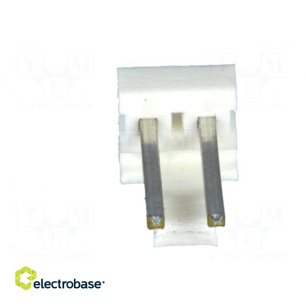 Socket | wire-board | male | MTA-156 | 3.96mm | PIN: 2 | THT | tinned image 9