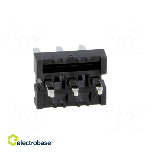 Socket | wire-board | male | PIN: 3 | 3.96mm | THT | MAS-CON | tinned image 5