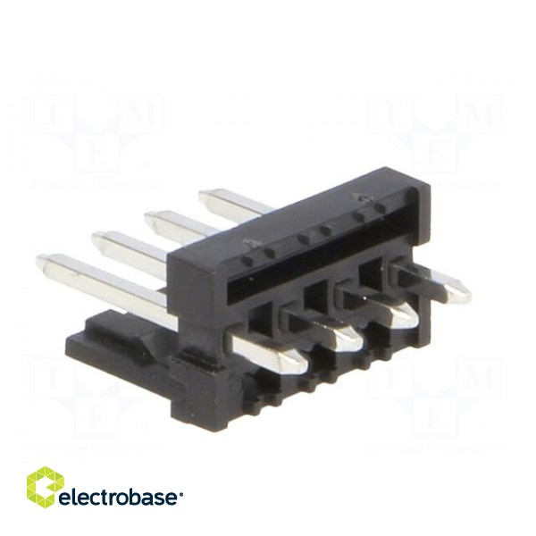 Socket | wire-board | male | PIN: 4 | 3.96mm | THT | MAS-CON | tinned image 4