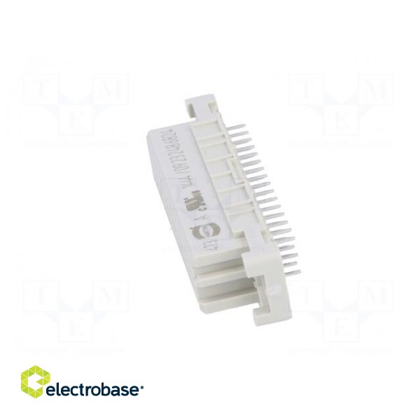 Plug | DIN 41612 | type 2C | female | PIN: 48 | a+b+c | THT | straight | 2A image 3