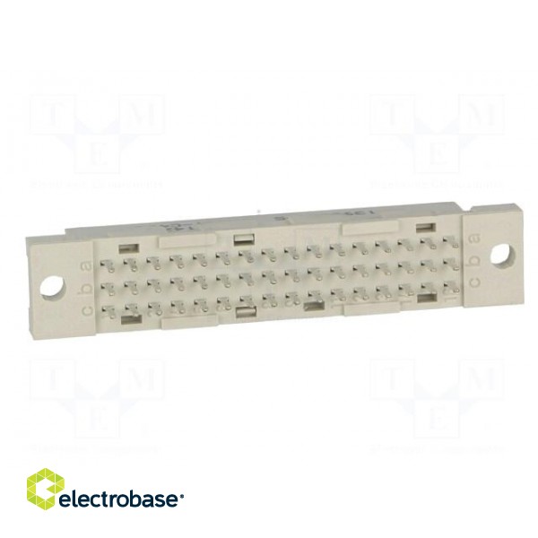 Plug | DIN 41612 | type C | female | PIN: 48 | a+b+c | THT | straight image 5