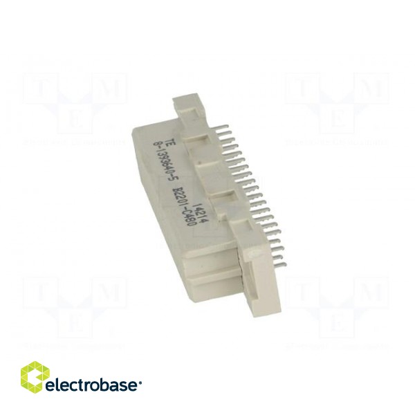 Plug | DIN 41612 | type C | female | PIN: 48 | a+b+c | THT | straight image 3