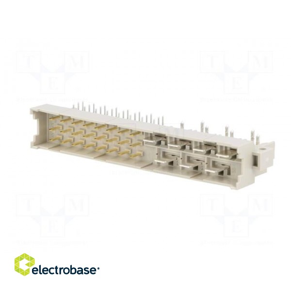 Connector: DIN 41612 | socket | grounding contact,type MH | male image 2