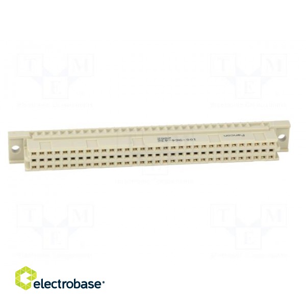 Socket | DIN 41612 | type C | female | PIN: 64 | a+c | THT | straight | 3A image 9