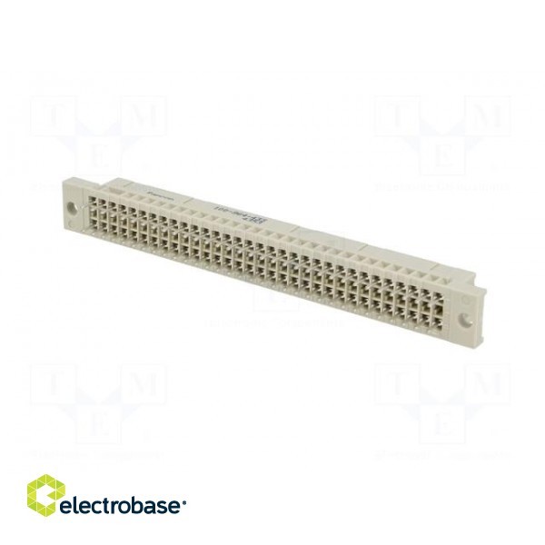 Socket | DIN 41612 | type C | female | PIN: 64 | a+c | THT | straight | 3A image 6
