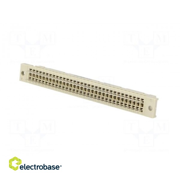 Socket | DIN 41612 | type C | female | PIN: 64 | a+c | THT | straight | 3A image 6