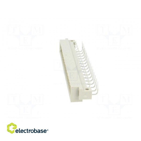 Socket | DIN 41612 | type C | male | PIN: 32 | THT | angled 90° | 2A image 3