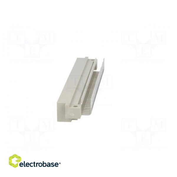 Socket | DIN 41612 | type C | male | PIN: 64 | a+c | THT | angled 90° | 2A image 3