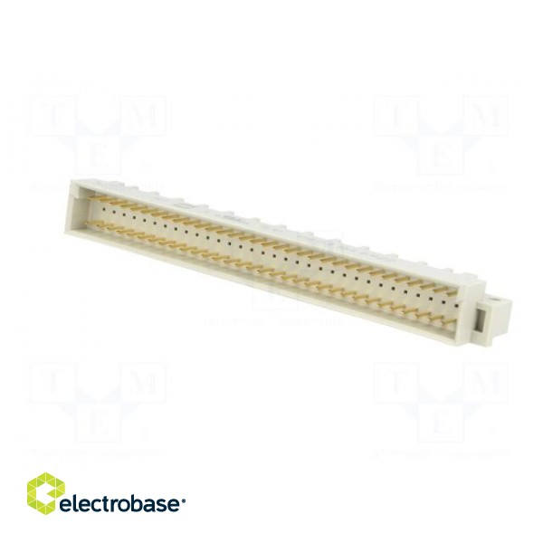Socket | DIN 41612 | type C | male | PIN: 64 | a+c | THT | straight | 2A image 2