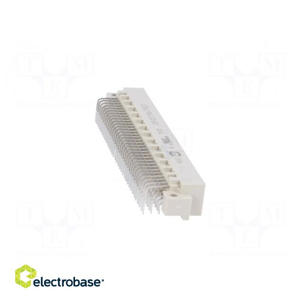 Socket | DIN 41612 | type C | male | PIN: 96 | a+b+c | THT | angled 90° image 7