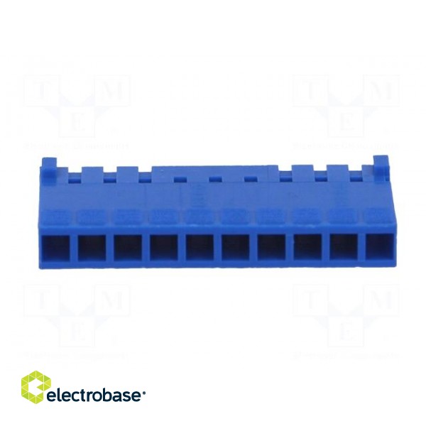 Plug | wire-board | female | PIN: 10 | w/o contacts | 2.54mm | for cable image 5