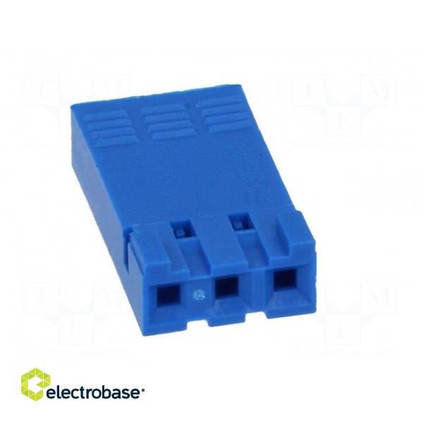 Plug | wire-board | female | PIN: 3 | w/o contacts | 2.54mm | for cable image 5