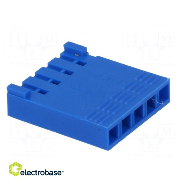 Plug | wire-board | female | PIN: 5 | w/o contacts | 2.54mm | for cable image 8